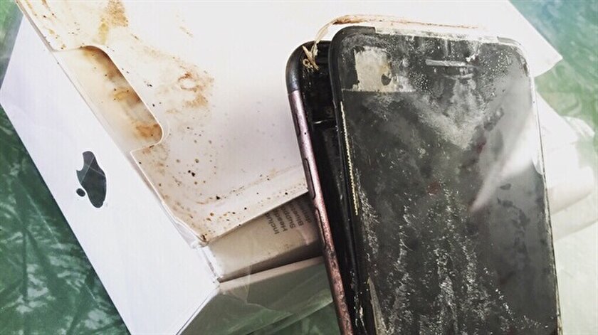 apple dan patlayan iphone aciklamasi