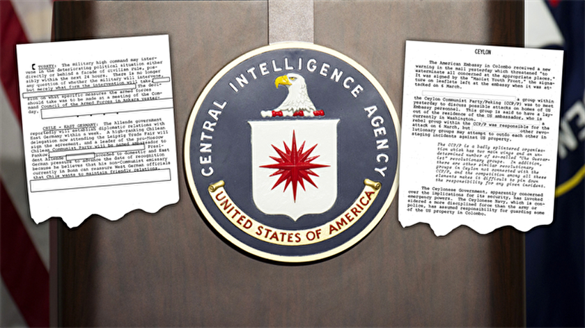 CIA'in yayınladığı 13 milyon belge arasında Türkiye'deki 12 Mart Muhtırası'na ilişkin notlar da yer aldı.