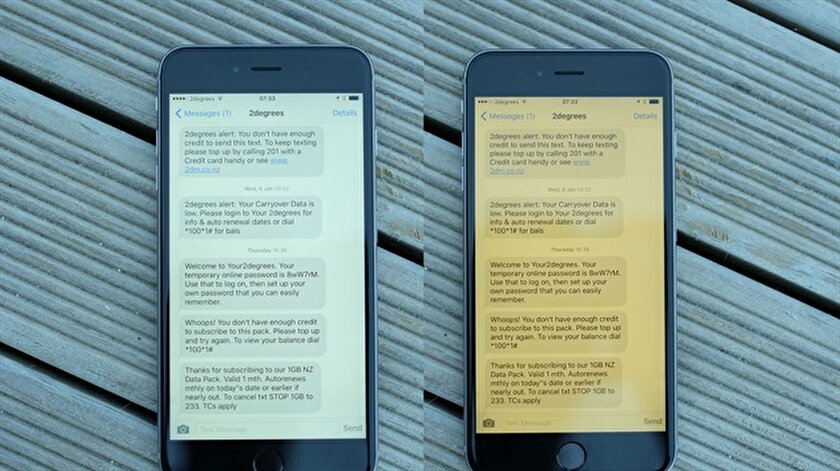 iphone 7 sari ekran sorunu ve cozumu
