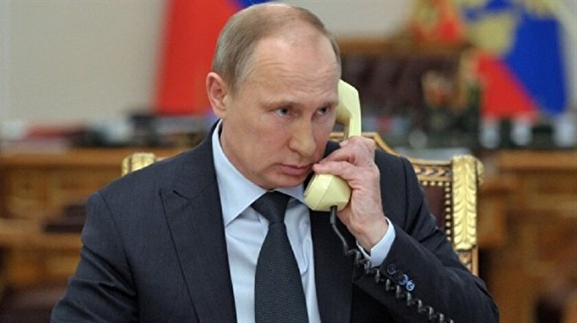 Putinden tebrik telefonu