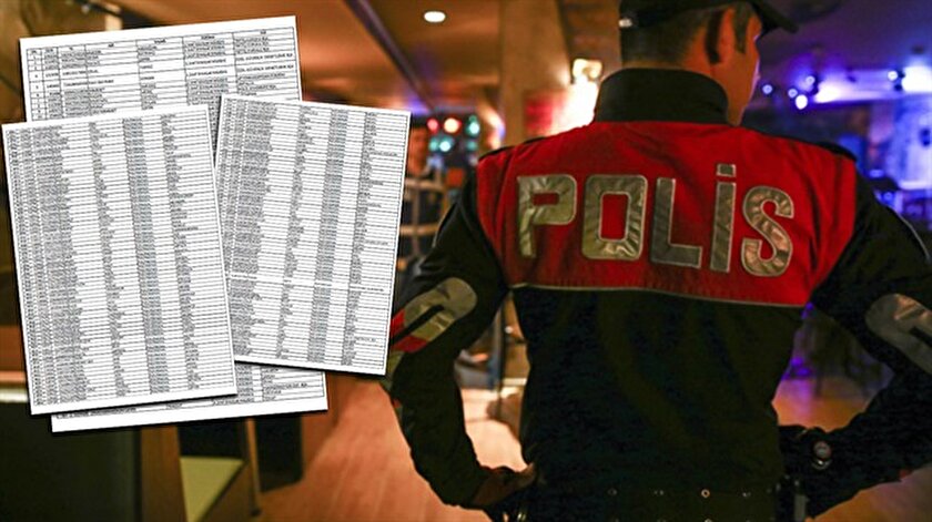 Emniyet’ten ihraç edilenlerin polislerin tam listesi! 26 Nisan