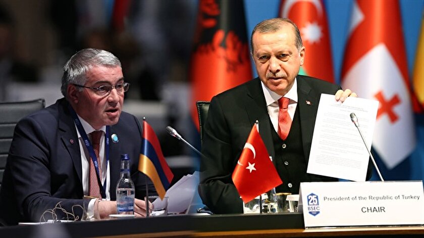 Cumhurbaşkanı Erdoğandan Ermeni temsilcinin sözlerine tepki