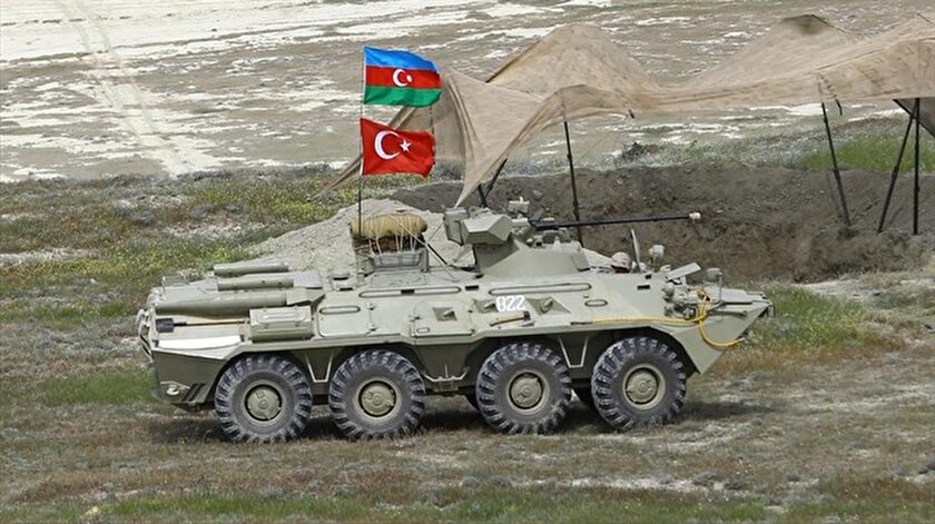 Türkiye ve Azerbaycandan Nahçıvanda askeri tatbikat