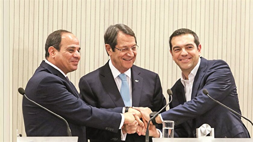 Mısır, Yunanistan ve Güney Kıbrıstan Türkiye karşıtı eksen