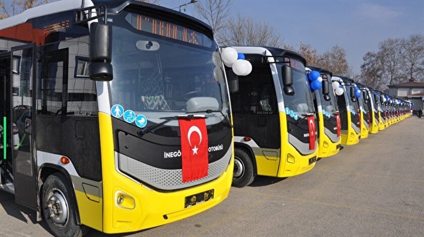 Bursa Haberleri Inegol E 110 Yeni Halk Otobusu