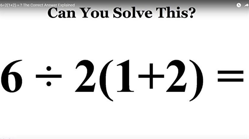Viral Olan Matematik Sorusu Ve Cozumu Yeni Safak