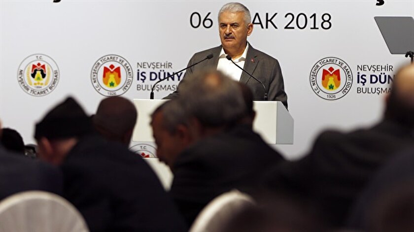 Basbakan Binali Yildirim Nevsehir De Is Dunyasiyla Bulustu