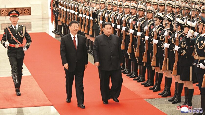 Pyongyang’tan Pekin’e giden yüksek korumalı trenin içinde Kuzey Kore lideri Kim Jong-un çıktı.