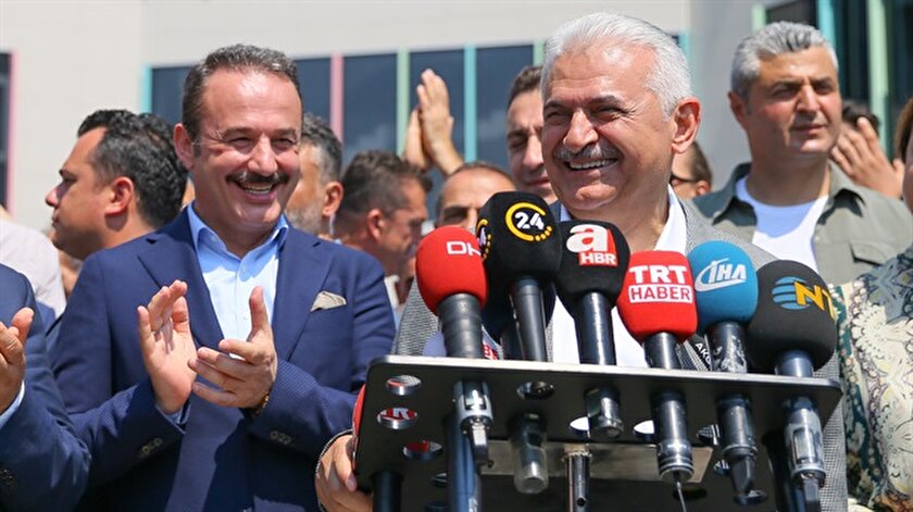 basbakan binali yildirim izmir de oyunu