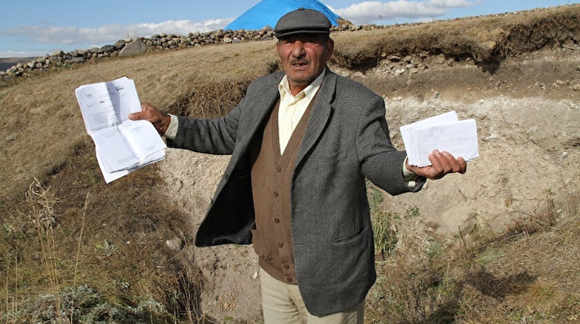 Mikail Gökçe kazı yapmak için bakanlıktan izin bekliyor.