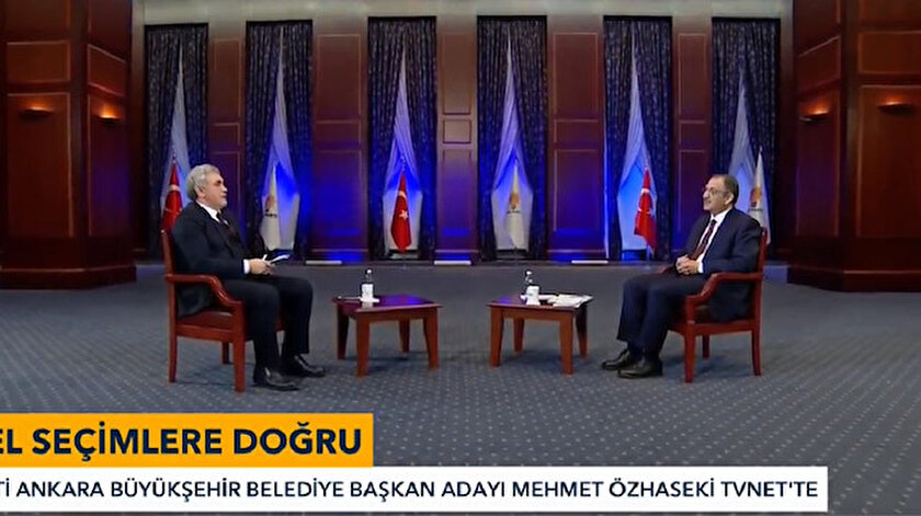 AK Parti Ankara adayı Özhaseki TVNETin sorularını yanıtladı