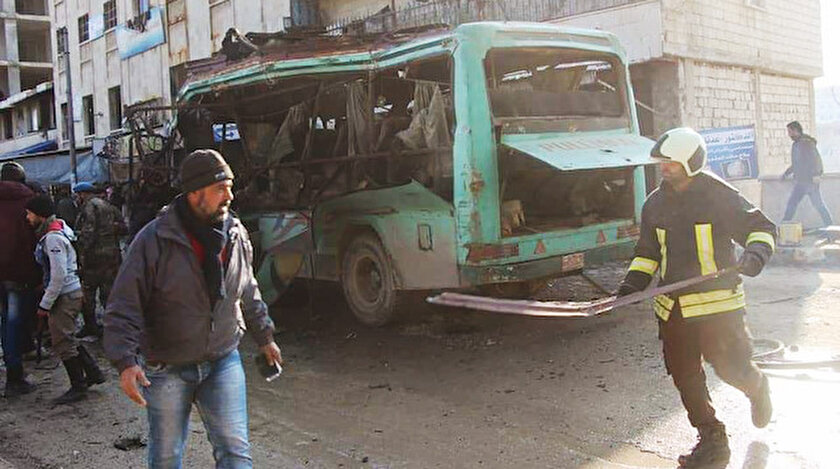 PKK sivil 
otobüse
saldırdı
