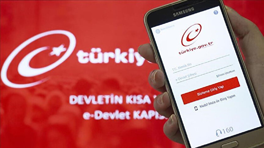 e-Devlet sistemi.
