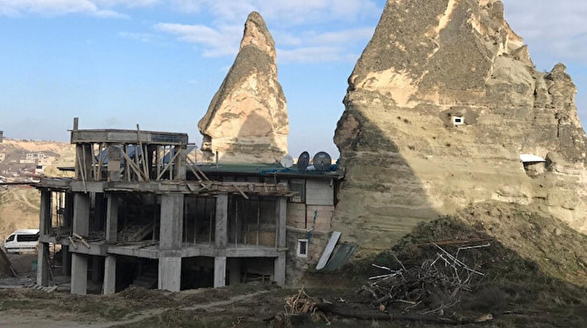 Bağ, iş yeri ve bağ evi olarak kullanıldıkları belirlenen çeşitli türlerdeki yapılar yıkacaklar.