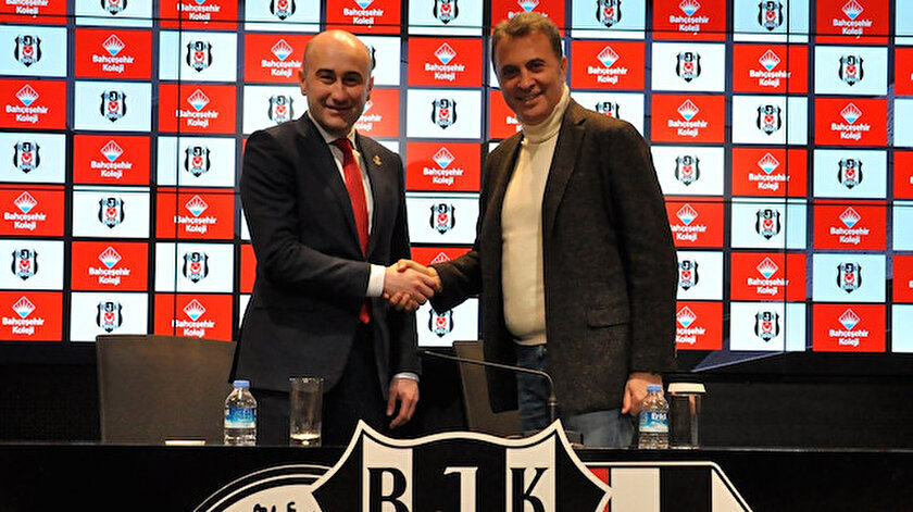 Beşiktaşın yeni sponsoru Bahçeşehir Koleji oldu