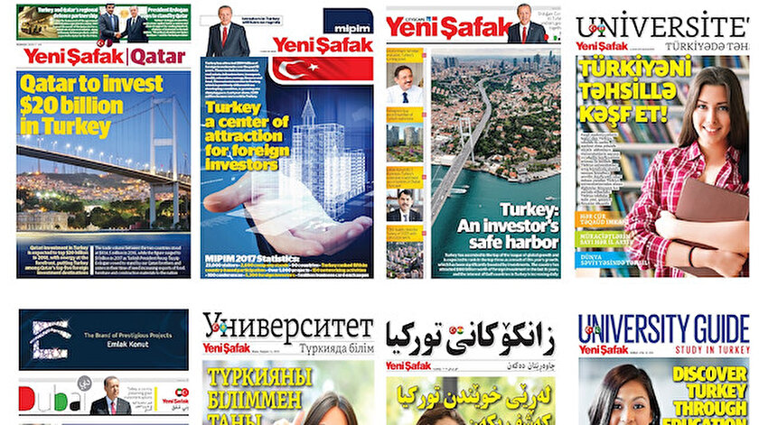 Yurtdışı yayınlarımızla
ses getiriyoruz