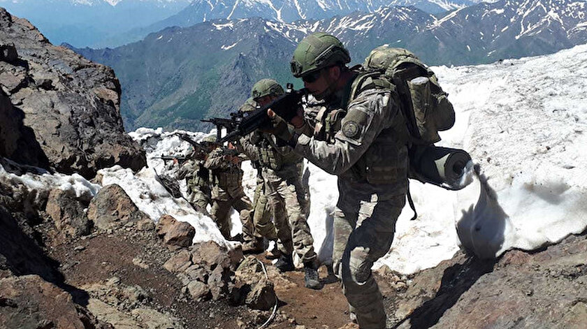 Güvenlik güçleri, Pençe Harekatı'nı başarıyla sürdürüyor.