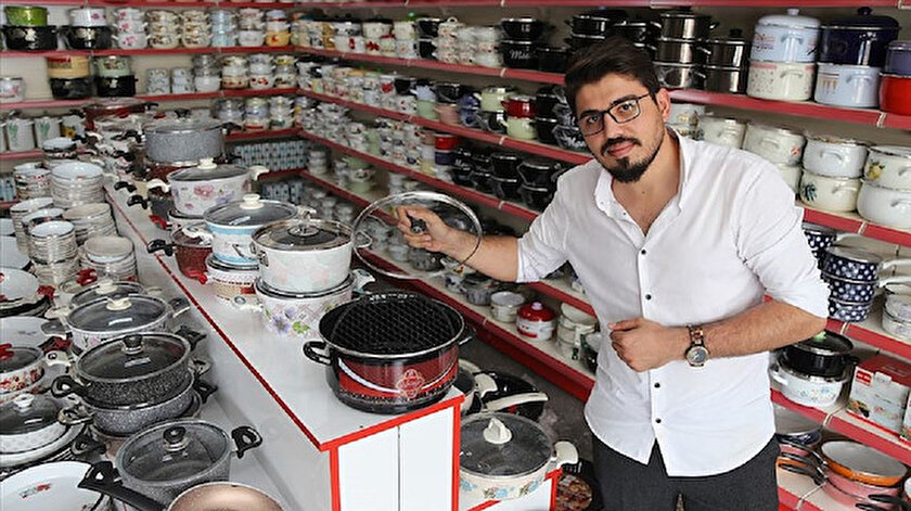Patentini aldığı nostaljik tencereyi Avrupaya ihraç ediyor