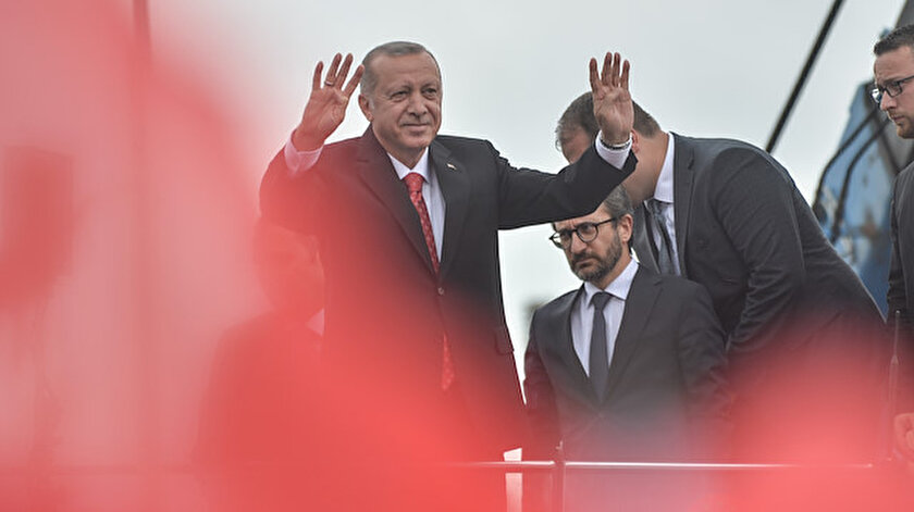 Cumhurbaşkanı Erdoğan, Sancaktepe'de toplu açılış yaptı.