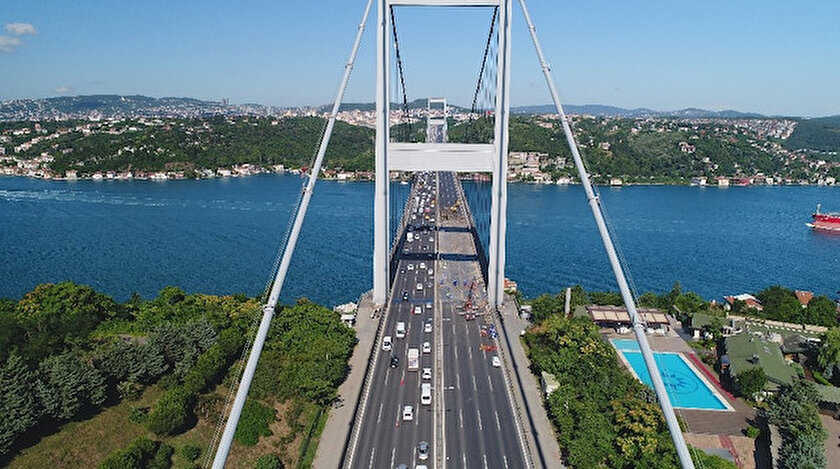 Fatih Sultan Mehmet Koprusu Nde Calismalar Suruyor