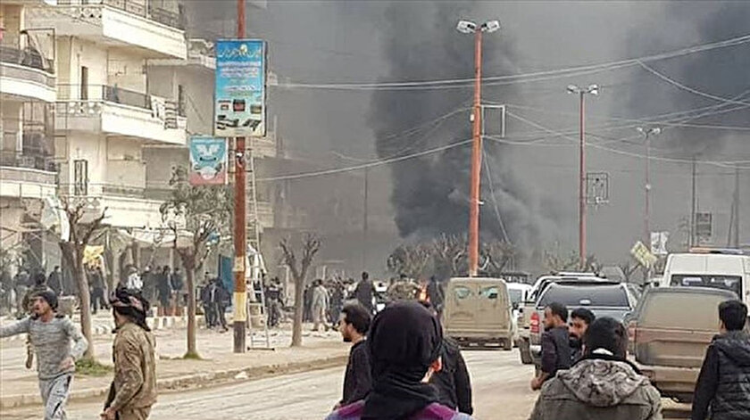 Saldırıyı terör örgütü YPG/PKK'nın düzenlediği ihtimali üzerinde duruluyor.