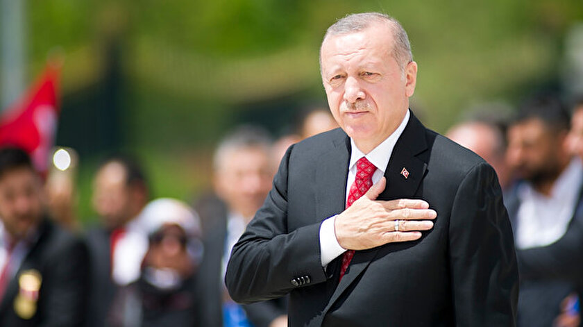 Cumhurbaşkanı Erdoğan.