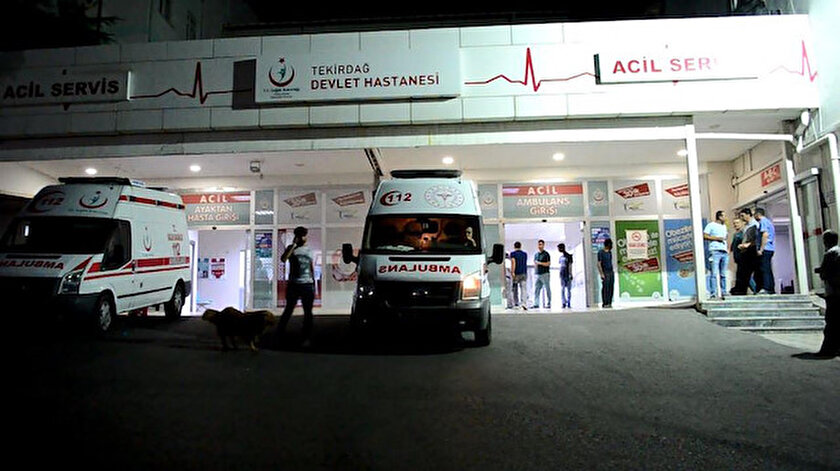 Tekirdağ’da dönerden zehirlenenler hastanede tedaviye alındı
