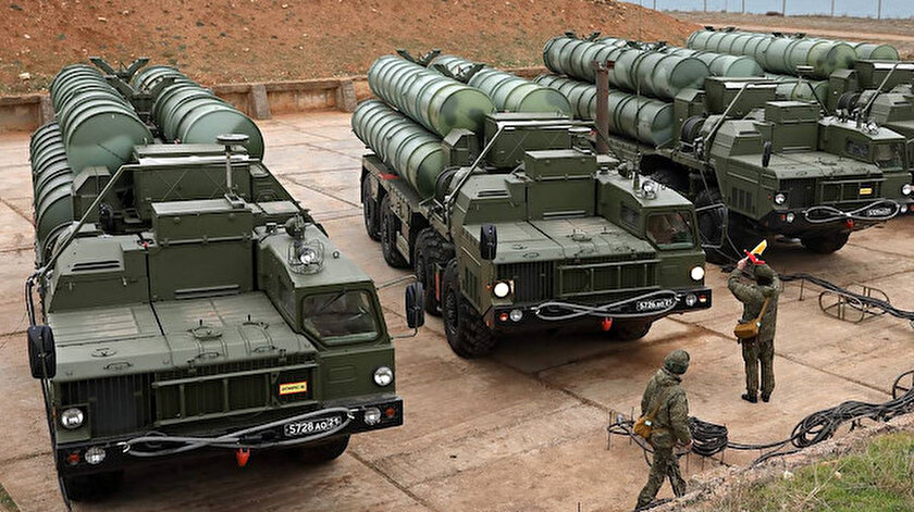 S-400 hava sistemleri.