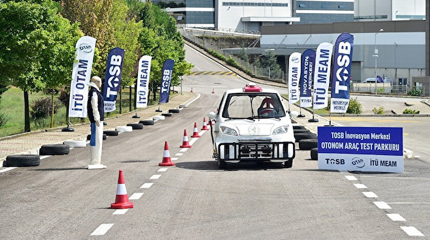 'Sürücüsüz Araç Test Parkuru' devreye alındı.