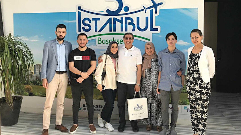 Projeden ev sahibi olan aile.