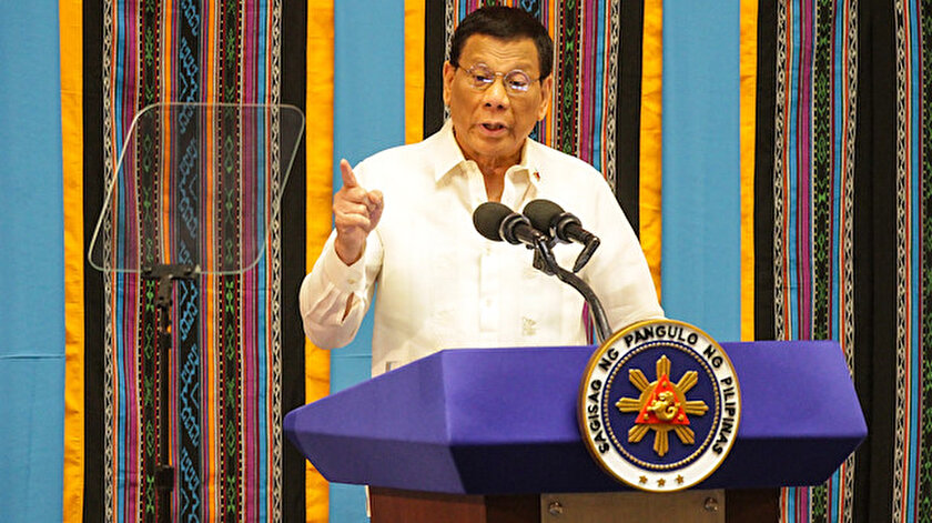 Filipinler Devlet Başkanı Rodrigo Duterte.