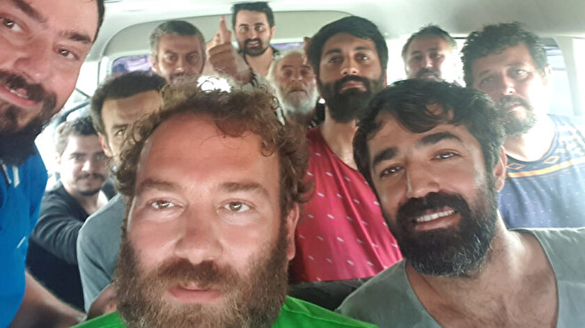 Kaçırılan Türk denizcileri.