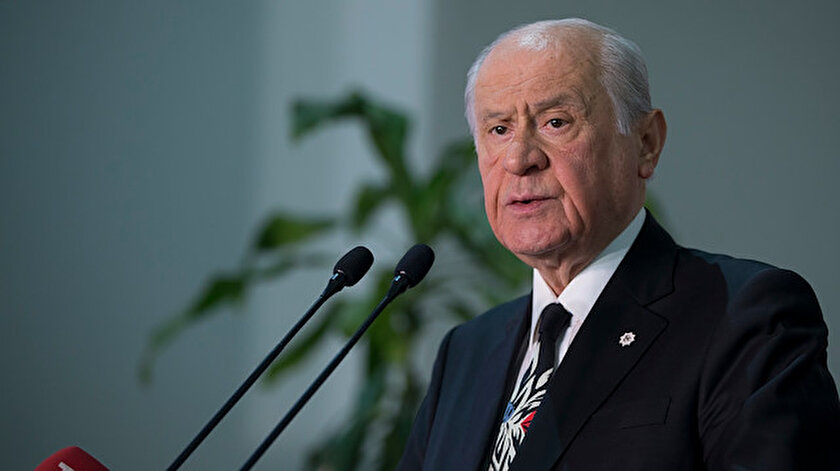 MHP Lideri Devlet Bahçeli.