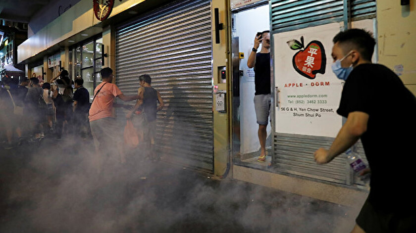 Hong Kong protestoları.
