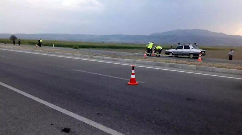 Polis ekipleri kaza yerinde önlemler aldı.