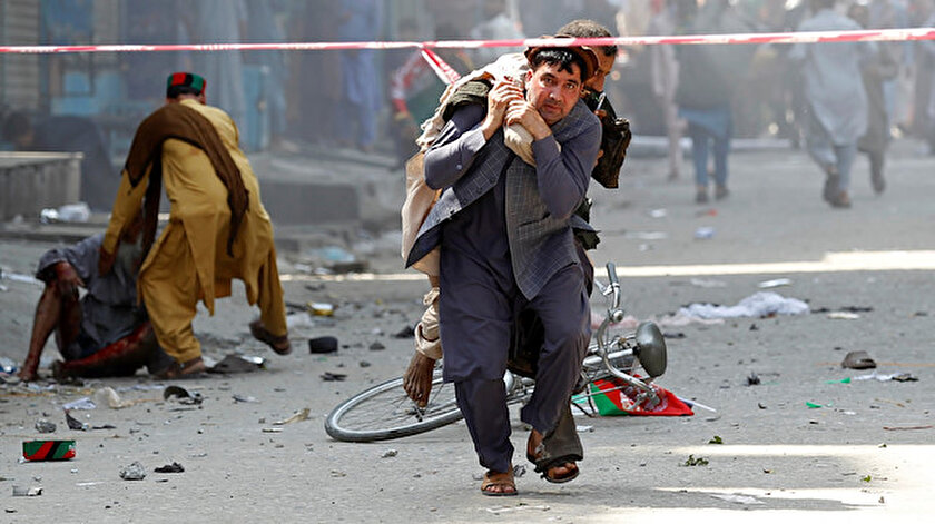 Afganistan'da patlama.