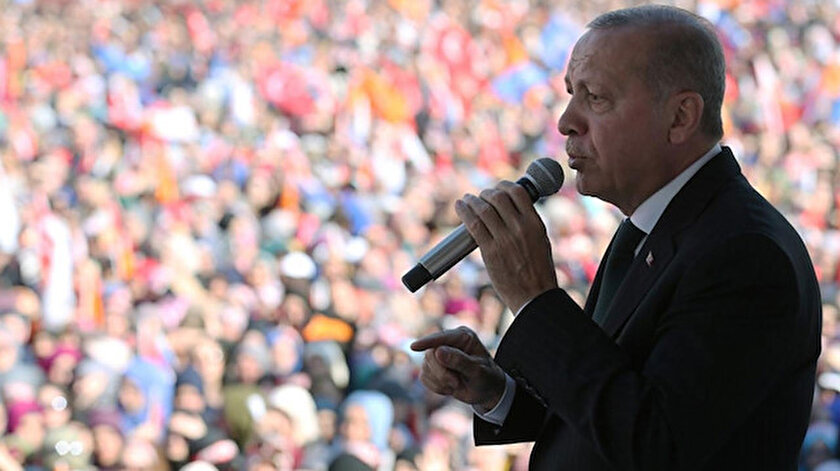 Cumhurbaşkanı Recep Tayyip Erdoğan.