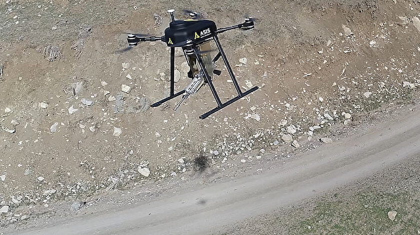 Silahlı drone Songar tehditleri bertaraf edecek.