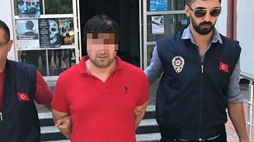 Şüpheli, polis ekiplerince gözaltına alındı.