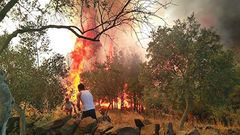 İzmir'deki büyük yangınları terör örgütü PKK üstlenmişti.