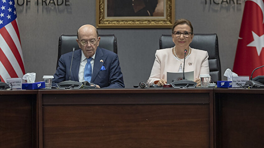 ABD Ticaret Bakanı Wilbur Ross - Ticaret Bakanı Ruhsar Pekcan