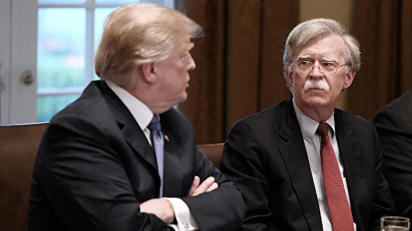 ABD Başkanı Donald Trump, Beyaz Saray Ulusal Güvenlik Danışmanı John Bolton