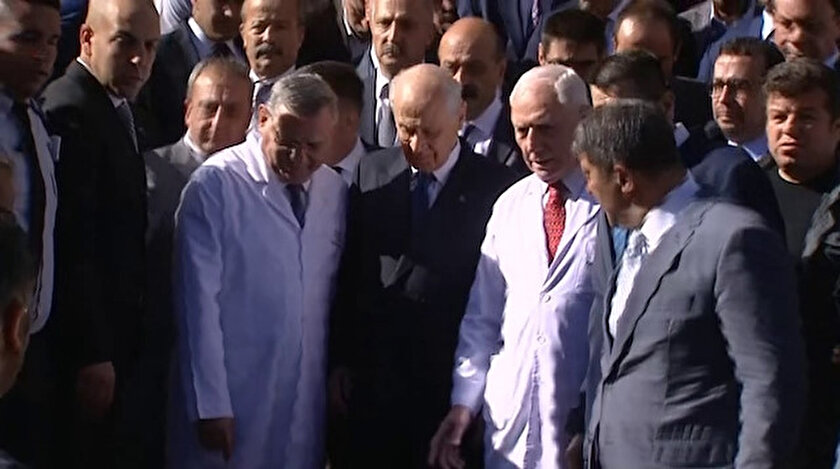Milliyetçi Hareket Partisi Genel Başkanı Devlet Bahçeli.