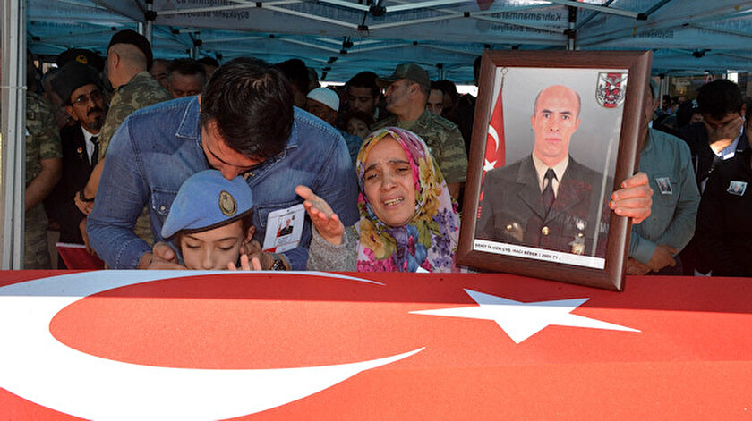 Barış Pınarı Harekatı şehidi Hacı Bebek için cenaze namazı kılındı.