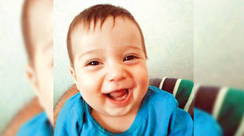Türkiye’ye sığınan 9 aylık Suriyeli Muhammed havanlı saldırıda can verdi.