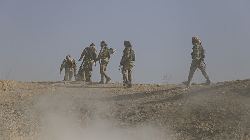 Tel Abyad ilçe merkezininde kontrol sağlandı.