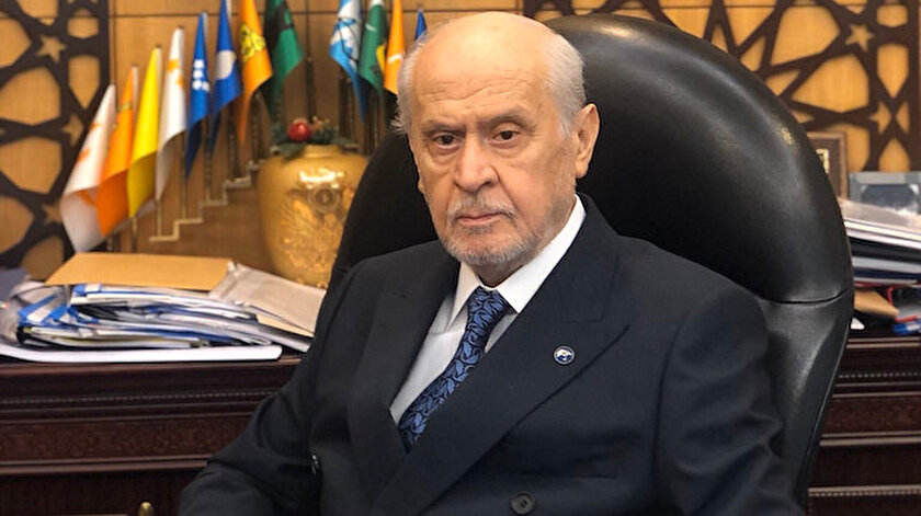 MHP lideri Bahçeli ilk kez sakallı görüntülendi.