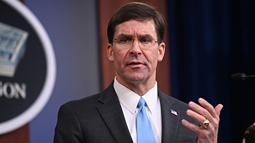 ABD Savunma Bakanı Mark Esper açıklama yaptı.