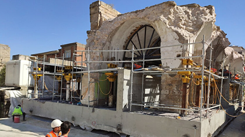 Batman Haberleri Hasankeyf Teki Son Eserin Tasinma Hazirligi Tamamlandi El Rizik Cami Tasiniyor