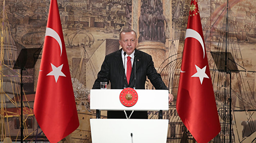Cumhurbaşkanı Recep Tayyip Erdoğan.